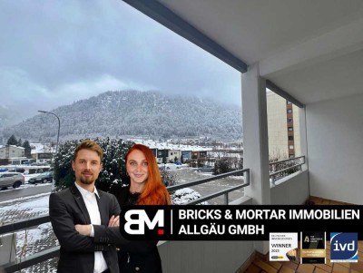 Charmante 2-Zimmer-Wohnung in Immenstadt mit Aufzug, Balkon und Bergblick