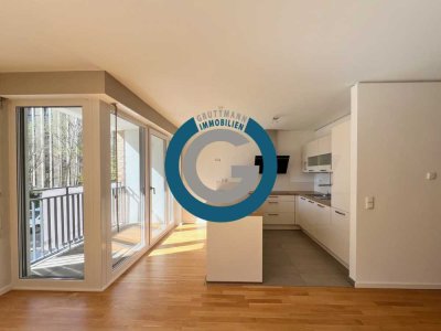 HOCHWERTIGE EINBAUKÜCHE, PARKETTBODEN & FUSSBODENHEIZUNG  - 2 BALKONE - AUFZUG & TG-STELLPLATZ