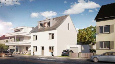 KFW 40 - Neubau frei stehendes Haus mit Einliegerwohnung für Homeoffice im Dachgeschoss