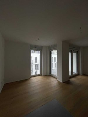 1,5-Zi.-Neubauwohnung im Erdgeschoss mit Loggia- nur mit Wohnberechtigungsschein!