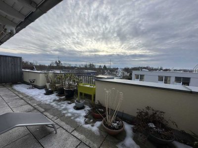 Betreute Wohnanlage im Paul-Gerhardt-Weg mit hellem 2‑Zimmer Penthouse und Dachterasse in Gersthofen