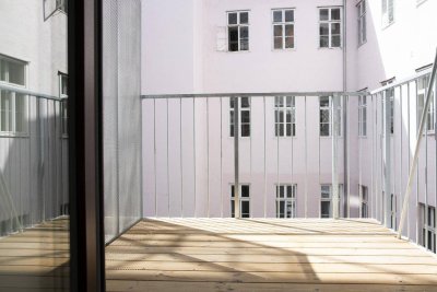 Gemütliche Wohnung mit hofseitigem Balkon und durchdachtem Grundriss
