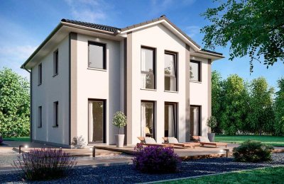 Bauen Sie Ihr neues Einfamillienhaus in ruhiger und gut angebundener Lage!