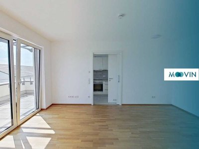 Seniorenwohnen: Helle 4-Zimmer-Wohnung mit Dachterrasse