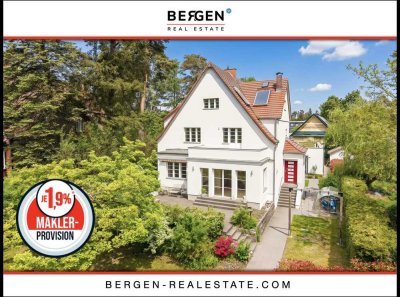 2 Häuser 1 Lebensentwurf: stilvolle Villa + moderner Bungalow | Pool | nur 1,9% Provision