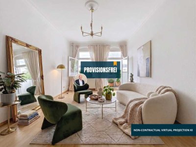 Im Samariterviertel – schönes Altbauhaus mit großem Balkon in ruhiger Lage