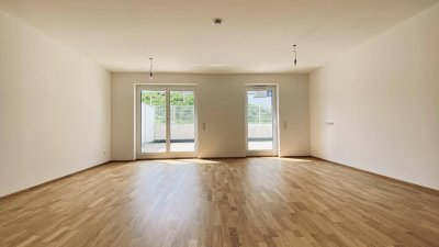 Neubau Erstbezug Drei Zimmer Wohnung mit Terrasse