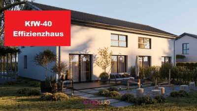 letzte Gelegenheit: Doppelhaus, bezugsfertig, KfW 40 mit über 140 qm Wfl.