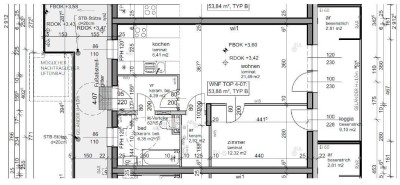 Großriedenthal Top 4/7. Geförderte 2 Zimmer Wohnung | Loggia | Miete mit Kaufrecht.