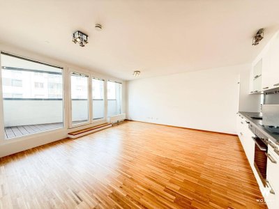 Moderne 3-Zimmer-Wohnung mit Loggia &amp; Balkon – Stellplatz inklusive! U1 Kagraner Platz