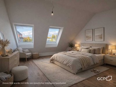 Moderne Neubau-Dachgeschosswohnung – 3-Zimmer-Wohnung mit Aufzug in der Prinzenallee