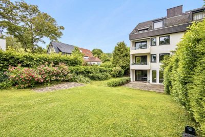 Garten-Maisonettewohnung mit Garage in Bremens bester Lage