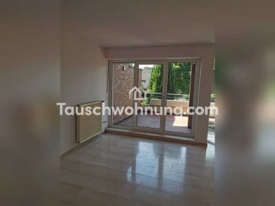 Tauschwohnung: Tausche Maisonettewhg. m. Balkon  Haus/Wohnung mit Garten