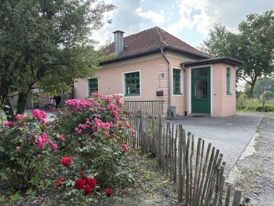 Lebensqualität für Singles oder Paare: Romantisches Bahnhäuschen im Außenbereich von Billerbeck