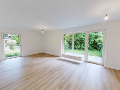 Einziehen und Wohlfühlen: Sanierte 4-Zimmer-Wohnung mit TERRASSE in ruhiger Lage