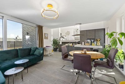 Exklusive Penthouse-Wohnung mit atemberaubendem Skyline-Blick