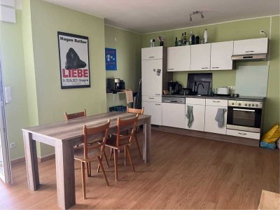 Apartment Schrobenhausen in Bahnhofsnähe mit Terrasse
