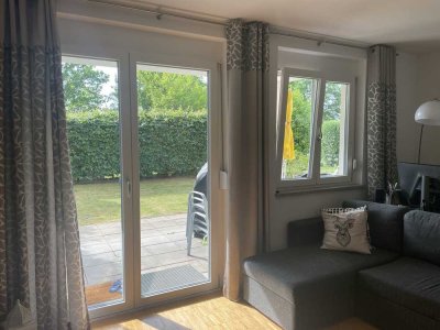 Schöne helle, 3-Zimmer-EG-Wohnung mit Terrasse und Gartenanteil