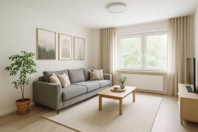 Ihre neue Eigentumswohnung: 3-Zimmer-Erdgeschosswohnung mit Balkon in ruhiger Wohnlage