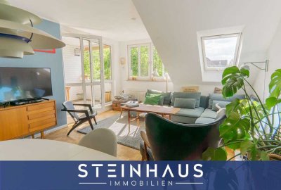 Stilvolle Maisonette-Wohnung mit 86qm Wohn-/Nutzfläche plus Tiefgaragenstellplatz in begehrter Lage