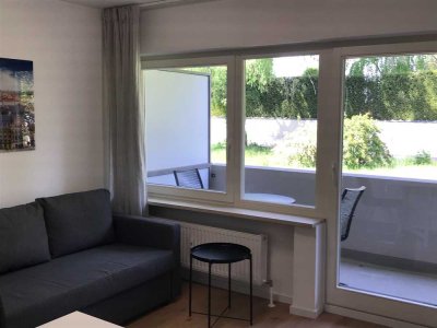 Vollmöblierte Wohnung nach Modernisierung - Apartment mit Balkon & Blick ins Grüne