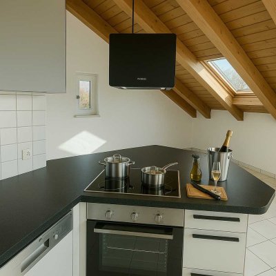 Stilvolle Dachgeschosswohnung im Loftstil mit traumhaftem Weitblick