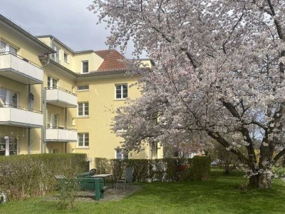 Kleine gemütliche und sehr ruhig gelegene 2-Zimmer-Wohnung in Dresden-Naußlitz mit Südbalkon