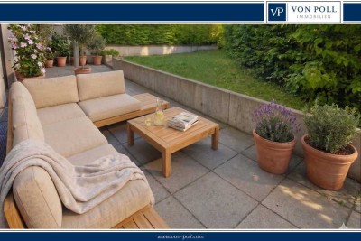 Stadtwohnung mit eigenem Garten - direkt am Volkspark