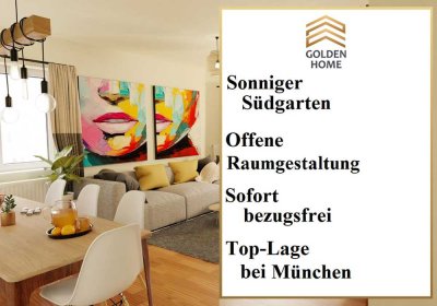 Wohnen mit Gartenflair – frisch renovierte Wohnung in Grafing