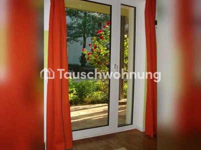 Tauschwohnung: Bieten 3-Zi-Whg (69qm, grün, ruhig) gegen größere Wohnung