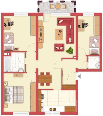 4,5 Zimmer in Duisburg Rheinhausen