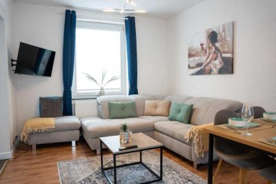 Helle möblierte  4-Zimmer Wohnung mit  2 Balkonen in Bremen-Findorff