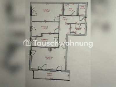 Tauschwohnung: 4-Zimmer-Flat in Treptow-Köpenick zum Tauschen