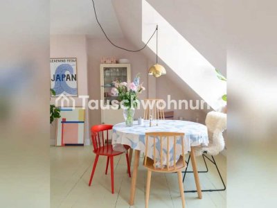 Tauschwohnung: Gemütliche 2,5 Zi DG Whg mit Holzofen