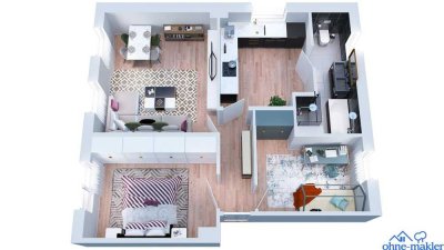 Altbau 3-Zi. Whg. in Salzelmen 1.OG