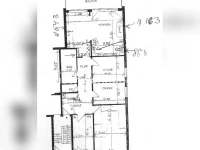Tauschwohnung: 4Z / 133qm in Marienburg. Suche ruhige kleinere Wohnung