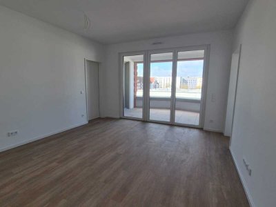 Hochwertiger Erstbezug: Lichtdurchflutete Neubauwohnung mit West-Loggia & neuer Einbauküche