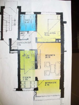 Erstbezug nach Sanierung: 2 Zimmer Wohnung mit Terasse in Minden
