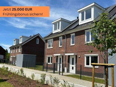 Jetzt 25.000 EUR Fühlingsbonus sichern - Ihr einzugsfertiges Stadthaus in Krostitz