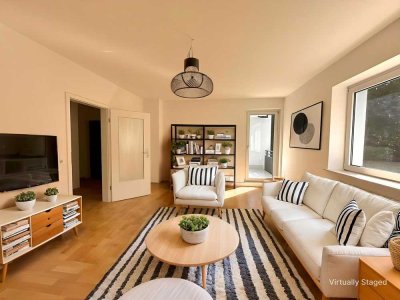 Gepflegte Erdgeschoss-Wohnung mit Tageslichtbad und Balkon frei!