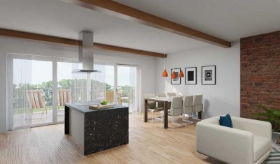 Moderne, lichtdurchflutete 4-Zimmer-Dachgeschosswohnung in der Natruper Straße!