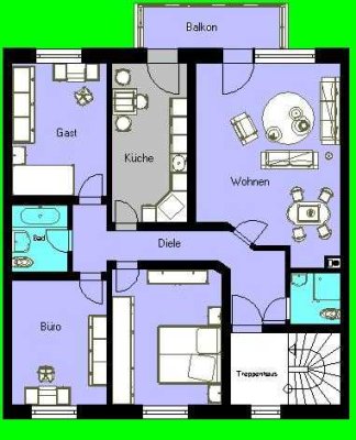 Helle 4-Zimmer-Wohnung mit Balkon im 1. OG in Mettmann