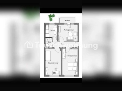 Tauschwohnung: Tausche 3-Zimmer in Wandsbek, suche für Single in Hamburg