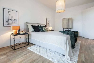 Moderne 2-Zimmer-Wohnung im 1. OG  mit Einbauküche und Sonnenbalkon!