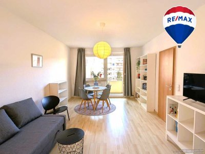 Sofort einziehen & wohlfühlen – Helle möblierte 3-Zimmer-Wohnung mit großem Balkon