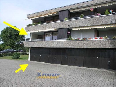 Sehr gepflegt * Fernblick * Modern * Hübsche 3 Zi.-Wohnung mit Loggia und Garage !