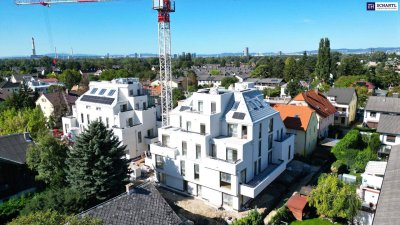 Herbstaktion! TOP-Neubauprojekt - Klimaaktiv Bronze! 3 Zimmer auf 54m² + Riesiger Balkon! Leben an naturnahen Gewässern! Ruhige Seitengasse + Luftwärmepumpe und Solaranlage + Hochwertige Ausstattung + Garage!