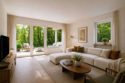 Wo München noch richtig münchnerisch ist: Trendige 3,5-Zimmer-Erdgeschoßwohnung im Dreimühlenviertel
