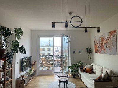 Luxuriöses 2-Zimmer Penthouse mit Balkon in Friedrichshain