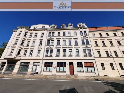 Stilvoll wohnen oder clever investieren – gemütliche 3-Raum-Altbauwohnung mit Balkon in Zentrumsnähe